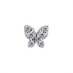 CoCr internal threadless jewelled butterfly attachment