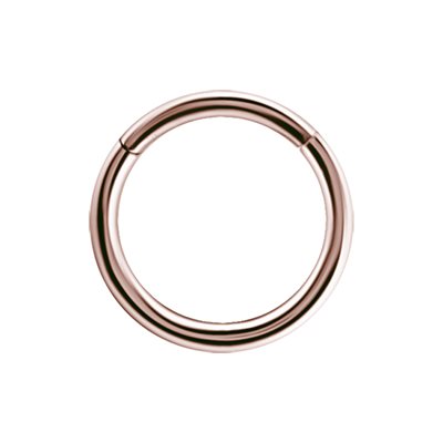 18k rose gold hinged segment ring