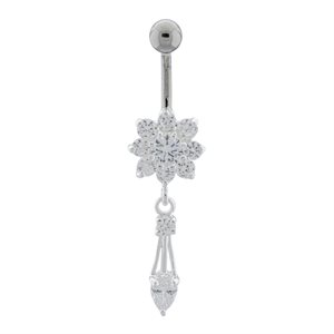 Navel banana with silver flower