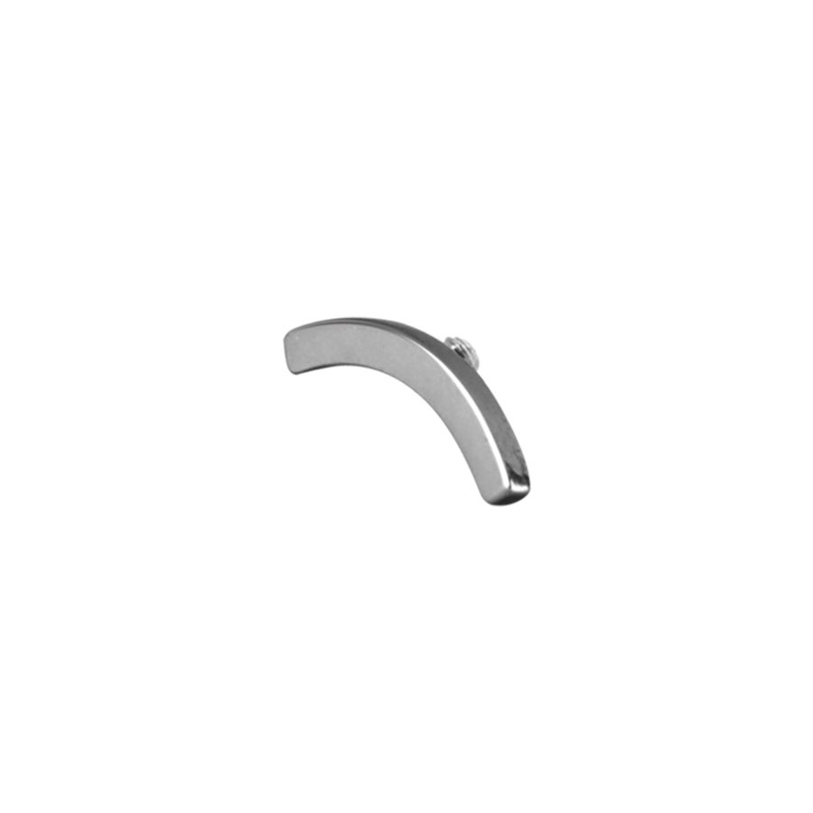 Internal flat curved bar attachment