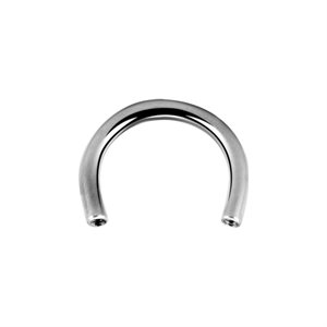 Titanium internal circular barbell wire